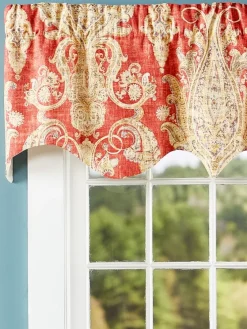 Maybelle Lined Rod Pocket Scalloped Valance by Country Curtains®