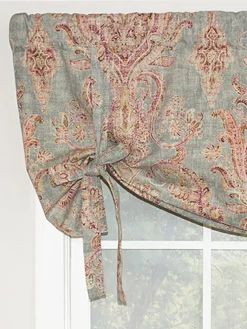 Maybelle Linen Rod Pocket Tie-Up Valance by Country Curtains®