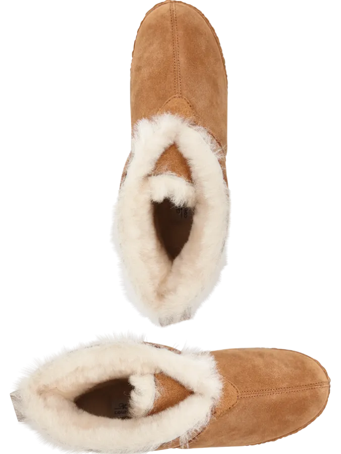 Men's Australian Shearling Soft Bottom Bootie Slippers
