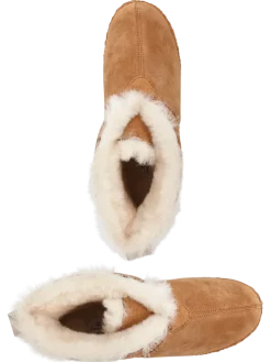 Men's Australian Shearling Soft Bottom Bootie Slippers