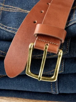 Men's Classic Leather Jean Belt