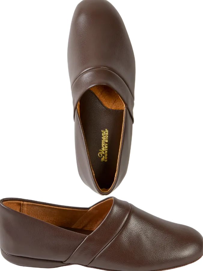 Men's Classic Leather Slippers