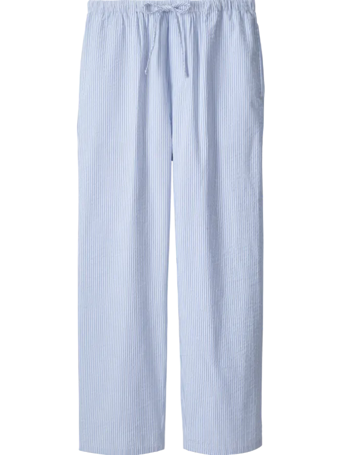 Men's Classic Stripe Cotton Seersucker Sleep Pants
