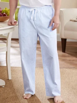 Men's Classic Stripe Cotton Seersucker Pajama Pants