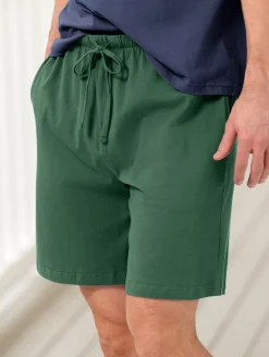Men's Comfort Knit Cotton Bermuda Pajama Shorts