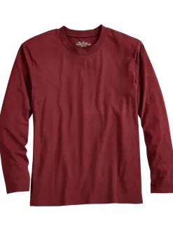 Men's Comfort Knit Long-Sleeve Sleep T-Shirt