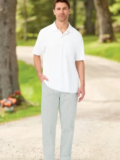 Men's Comfort Waist Seersucker Pants