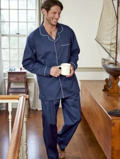 Men's Cotton Broadcloth Pajama Set