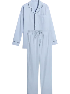 Men's Cotton Broadcloth Pajama Set