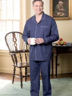 Men's Cotton Broadcloth Pajama Set
