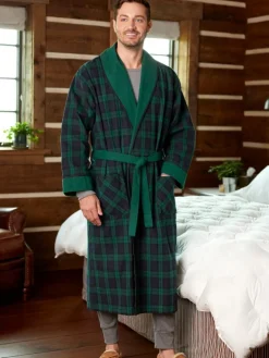 Men's Double-Comfort Portuguese Flannel Robe