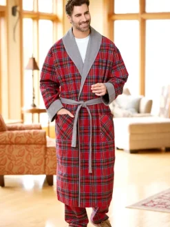 Men's Double-Comfort Portuguese Flannel Robe