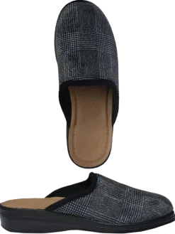 Men's Flexus Plaid Indoor/Outdoor Scuff Slippers