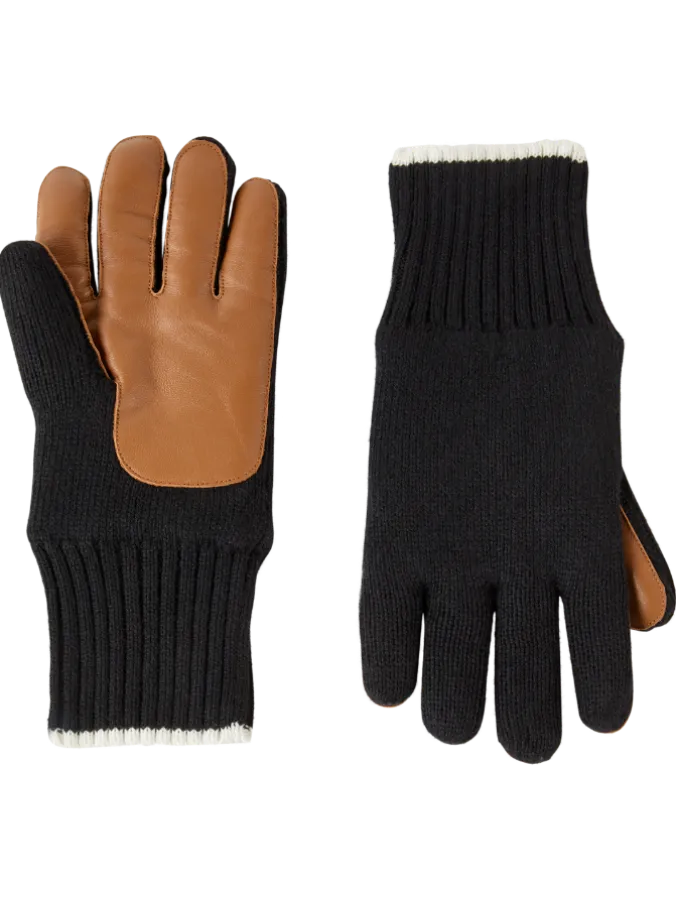 Men's Frost Fighter Wool Ragg Gloves With Leather Palms