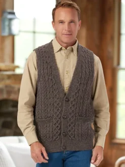 Men's Irish Wool Timeless Sweater Vest