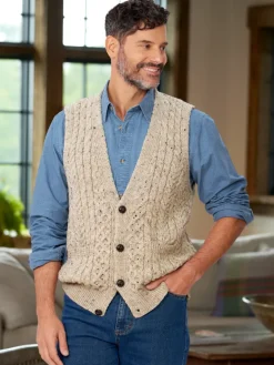 Men's Irish Wool Timeless Sweater Vest