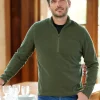 Men's Lightweight Microfleece Half-Zip Pullover