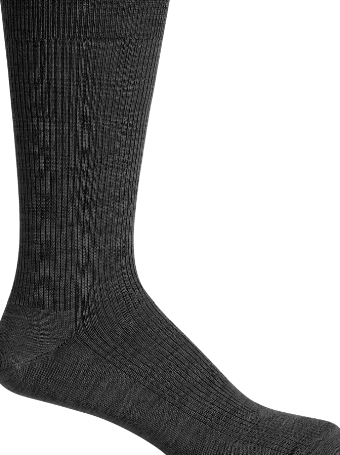 Men's Nonelastic Merino Wool Crew Socks