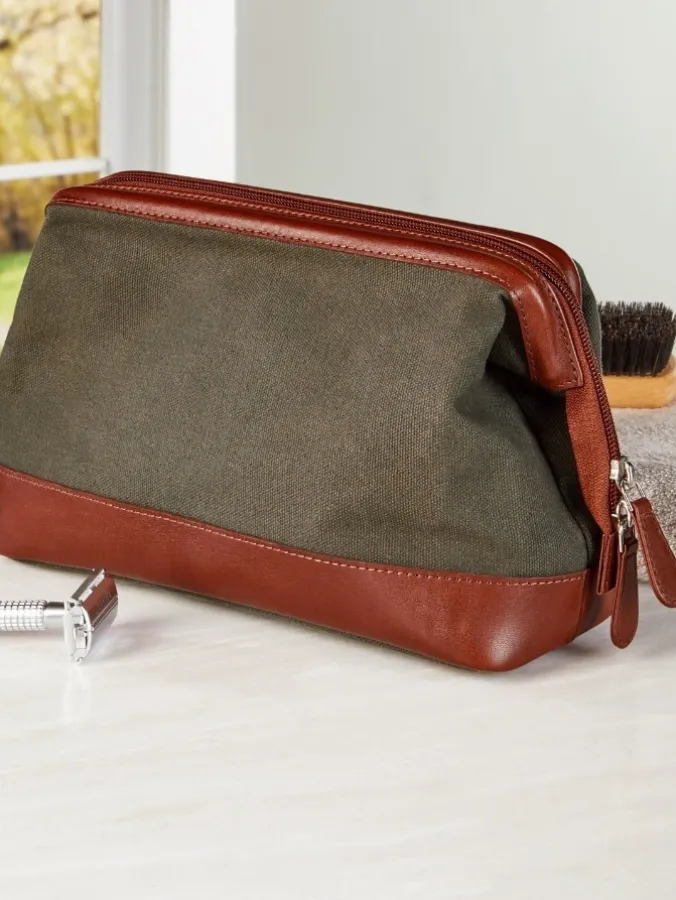 Men's Original Waxed Cotton Dopp Kit