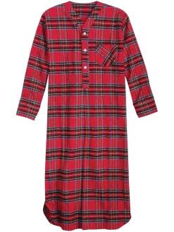 Men's Portuguese Cotton Flannel 54 Inch Nightshirt