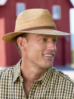 Men's Raffia Safari Hat