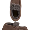 Men's Shearling Soft-Sole Bootie Slippers