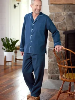 Men's Super-Soft Portuguese Cotton Flannel Pajama Set