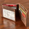 Men's Tri-Fold Leather RFID-Blocking Wallet