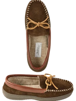 Men's Two-Tone Suede Moccasin