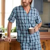Men's Wrinkle-Resistant Short Pajamas
