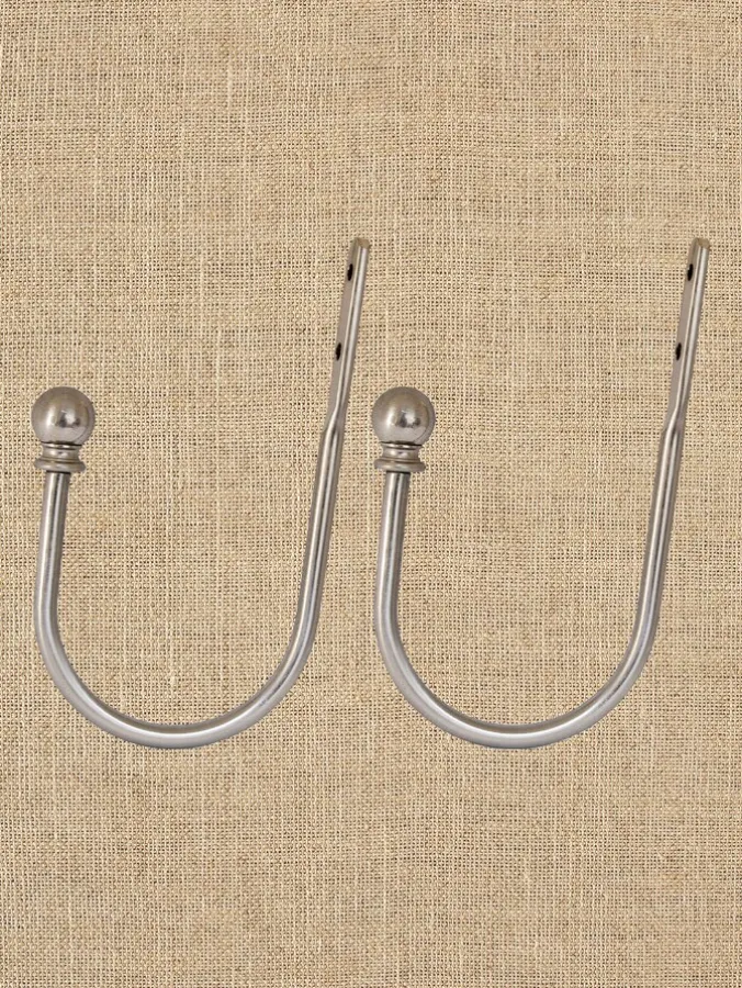 Metal Curtain Holdback, Set of 2
