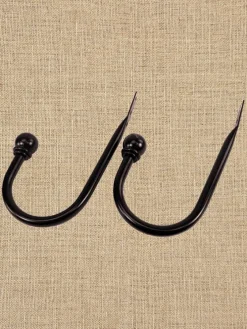 Metal Curtain Holdback, Set of 2