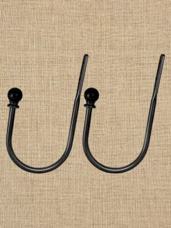 Metal Curtain Holdback, Set of 2