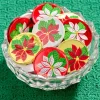 Milk Chocolate Foiled Poinsettias, 10 Ounce Bag