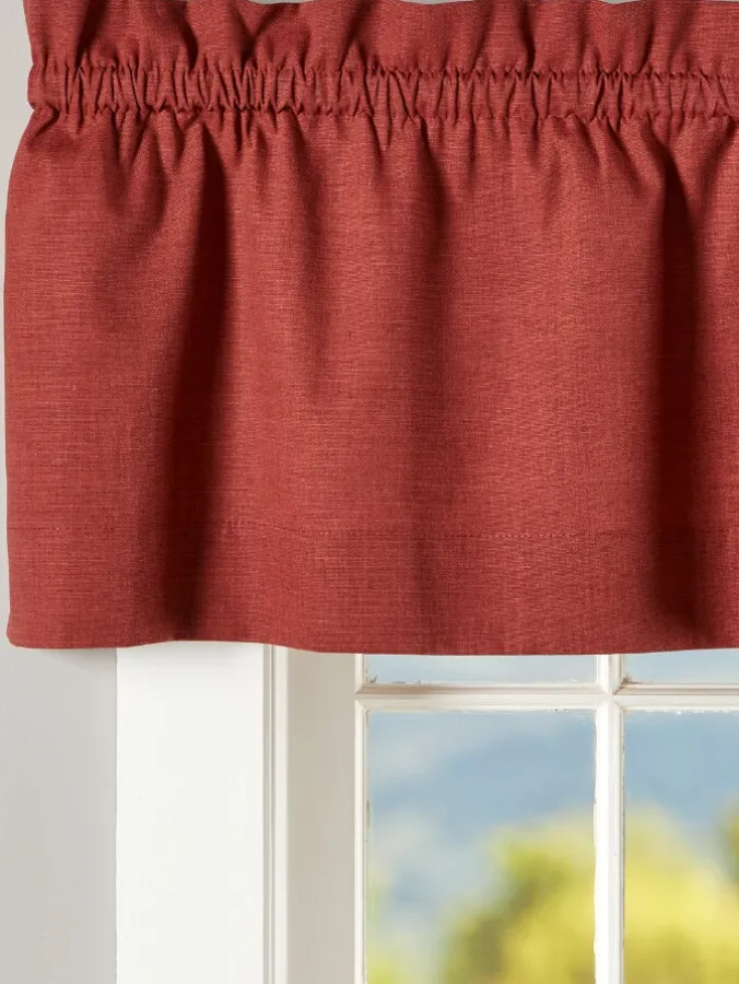 Mill Brook Rod Pocket Tailored Valance