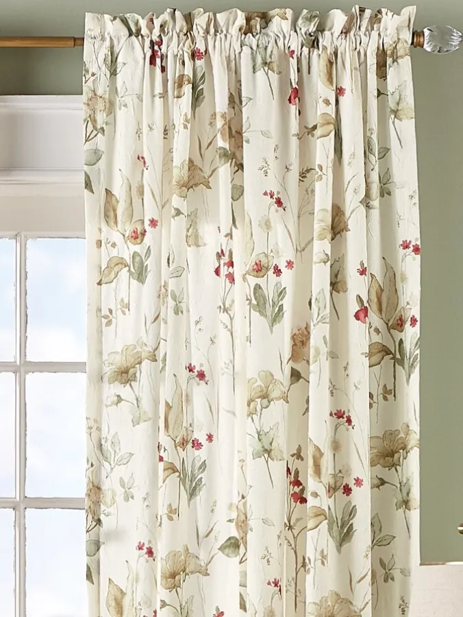 Mille Fleur Rod Pocket Panel by Country Curtains®