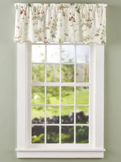 Mille Fleur Rod Pocket Tailored Valance by Country Curtains®