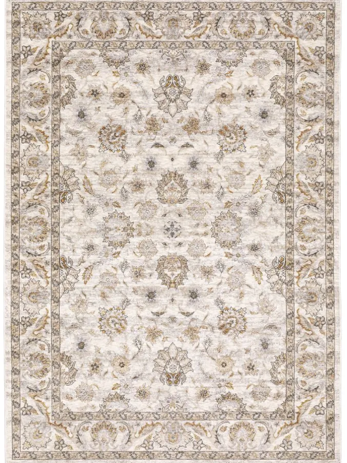 Mini Medallions Distressed Space-Dyed Area Rug
