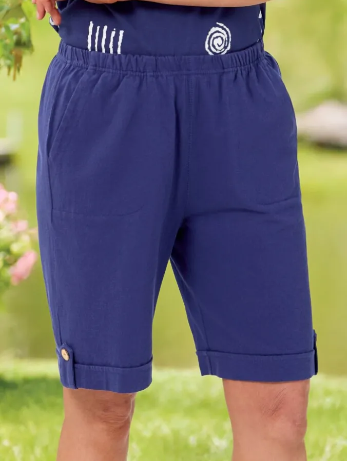 M.MAC® Cotton Knit Walking Shorts