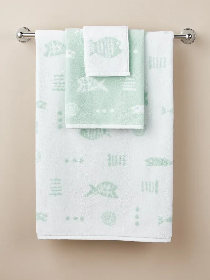 M.MAC Rock Fish Portuguese Cotton Bath Towel Collection