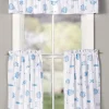 M.MAC Rock Fish Rod Pocket Tailored Curtain Valance