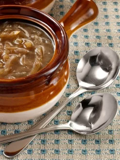 Monty 4-Piece Stainless Steel Soup Spoon Set