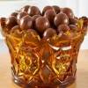 Mosser Glass Diamond Crown Candy Dish