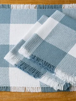 Mountain Weavers Buffalo Check Weave Cotton Napkin, Set of 2