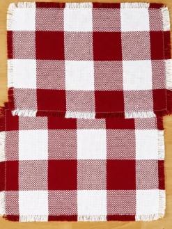 Mountain Weavers Buffalo Check Weave Cotton Placemat, Set of 2