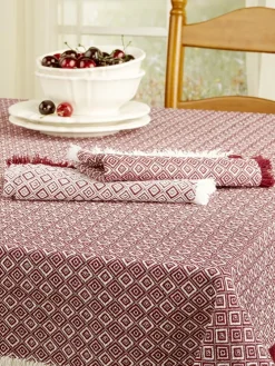 Mountain Weavers Diamond Weave Cotton Napkin, Set of 2