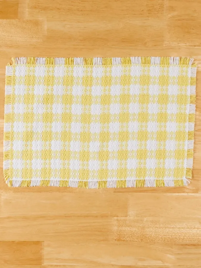 Mountain Weavers Farmhouse Weave Cotton Placemat, Set of 2