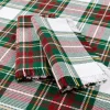 Mountain Weavers Hartland Christmas Plaid Weave Cotton Napkin, Set of 2