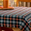 Mountain Weavers Hartland Halloween Plaid Weave Cotton Tablecloth