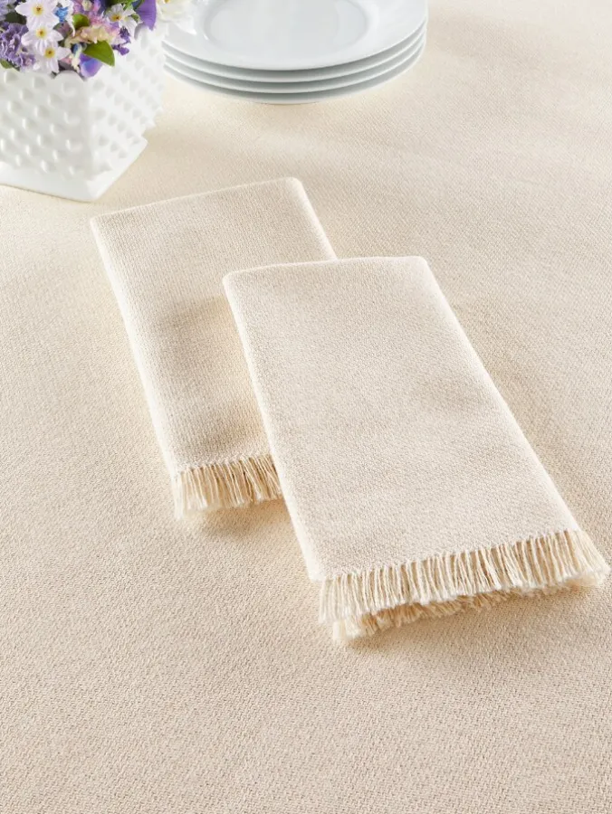 Mountain Weavers Hartland Solid Color Cotton Napkin, Set of 2